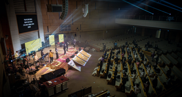 다음세대를 위한 연합 집회 'RUN 2020'이 범어교회에서 열리고 있다. 출처@=RUN daegu