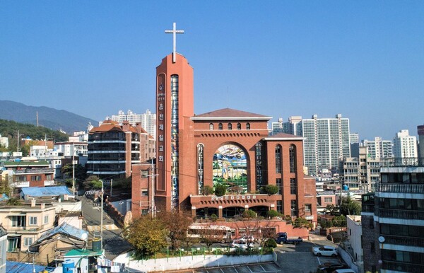 온천제일교회 (구)성전 모습
