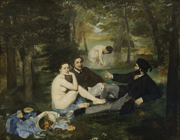에두아르 마네(ÉDOUARD MANET), 풀밭 위의 점심식사 (Le Déjeuner sur l'herbe), 1863년 작품