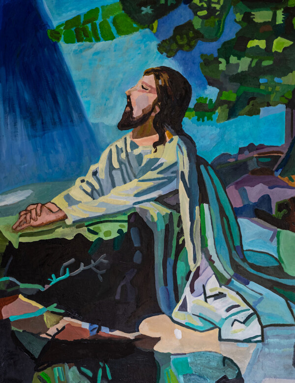 양희성, 갯세마네예수님, 2019, oil on canvas, 117x91cm
