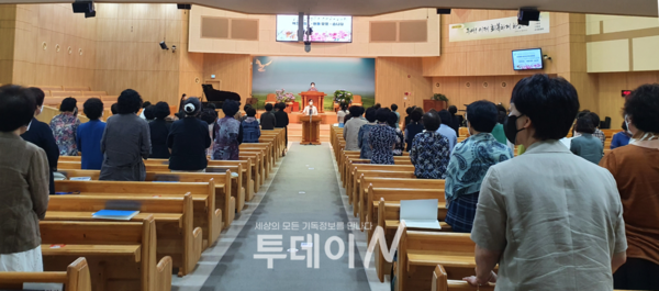 예장통합 순천노회 여전도회연합회 제34회 권사 세미나가 24일 순천북부교회에서 열렸다.