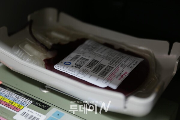 안양샘병원에 기증될 예정인 헌혈