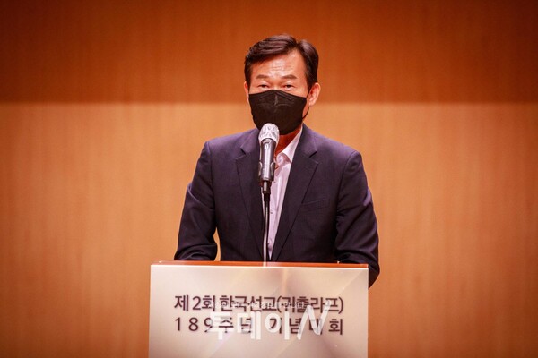 격려사를 전한 나소열 보령서천 더불어 민주당 지구당  위원장