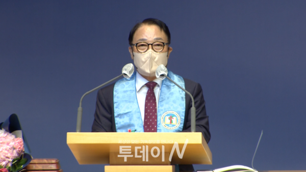 제52대 예장통합 포항노회 장로회 회장 정승수 장로(기쁨의교회)가 취임 소감을 밝혔다.