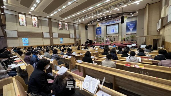 예장(통합) 순천남노회 여전도회연합회는 17일, 순천쉴만한교회에서 제16회 정기총회를 개최했다.