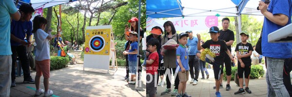 서울시 중랑구에서 예정교회가 진행했던 어린이 축제 모습 @출처=예정교회