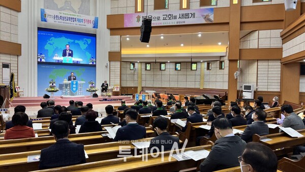 순천노회 남선교회 연합회는 2일, 광양교회에서 제60회 정기총회를 개최했다.