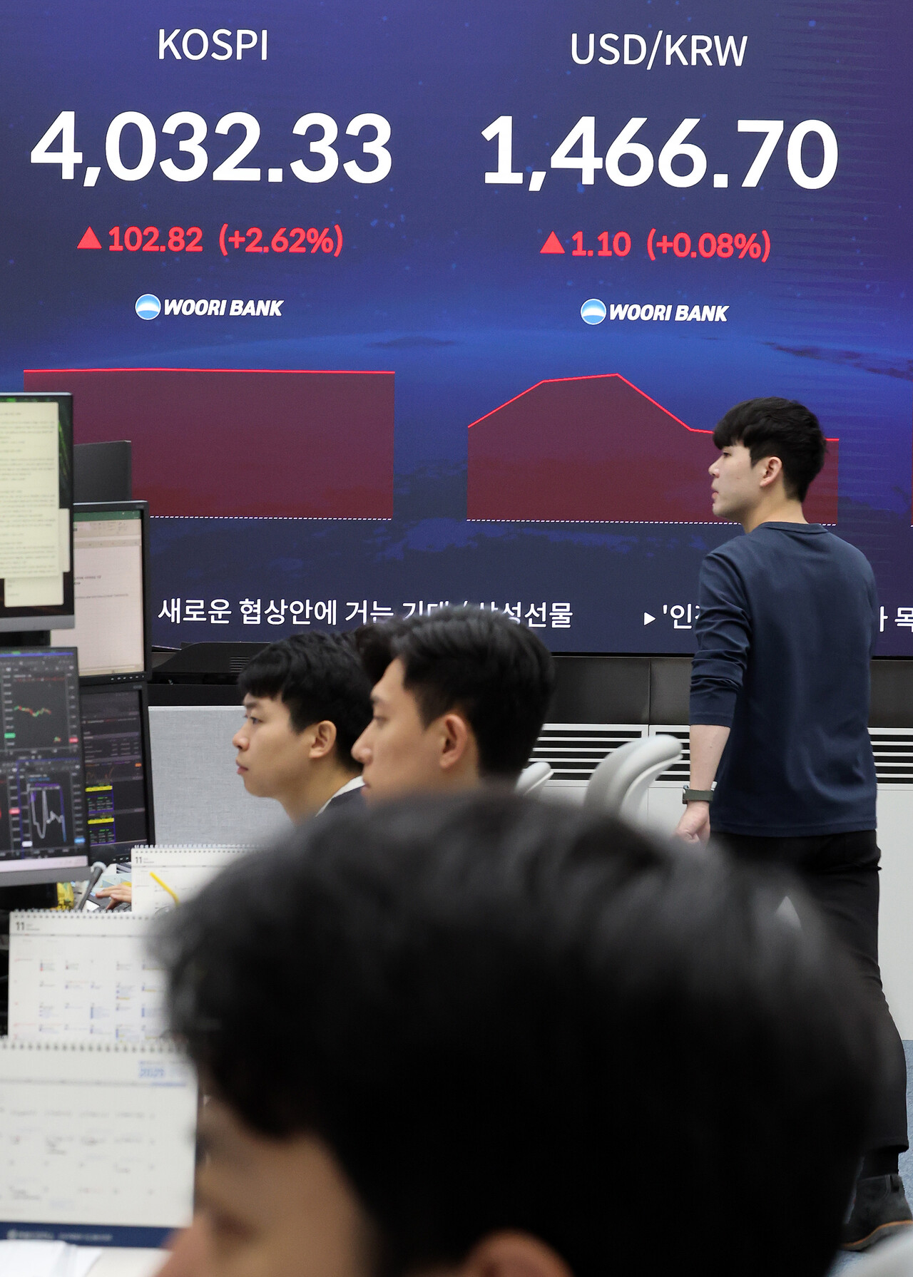 코스피, 4,000선 탈환하며 상승 출발 < 포토 < 미디어 < 기사본문 - 투데이N